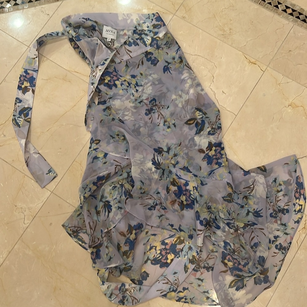 Flowy wrap skirt